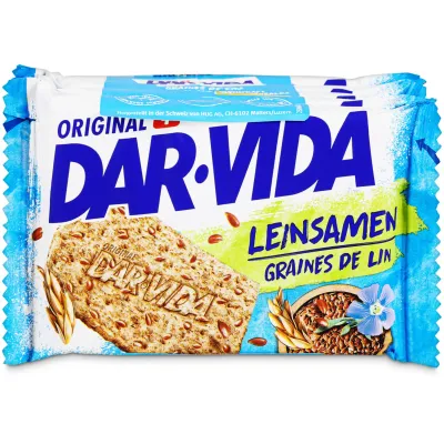 Dar-Vida Crackers aux graines de lin 208g
