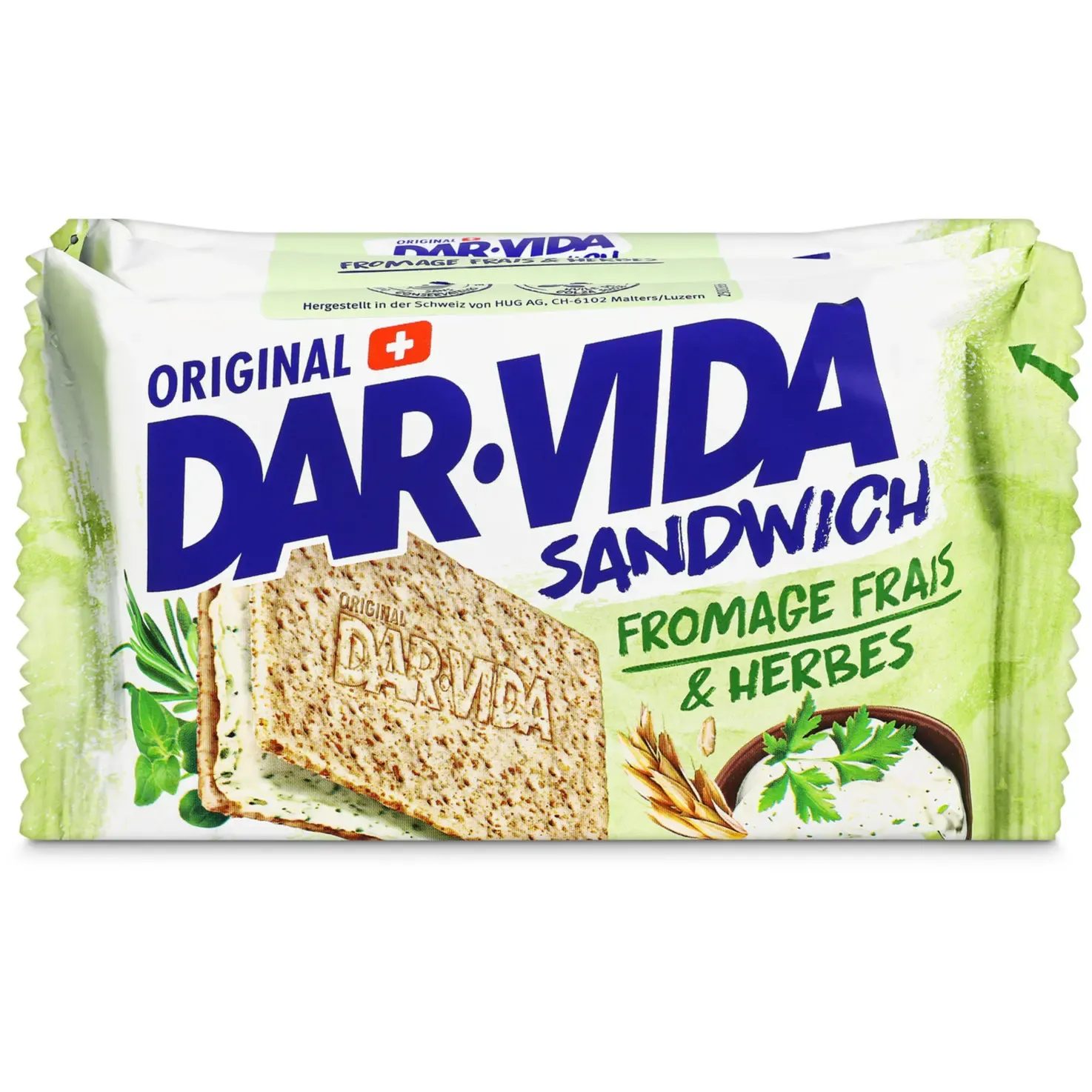 Sandwich Dar-Vida Fromage-Herbes 3 portions  195g