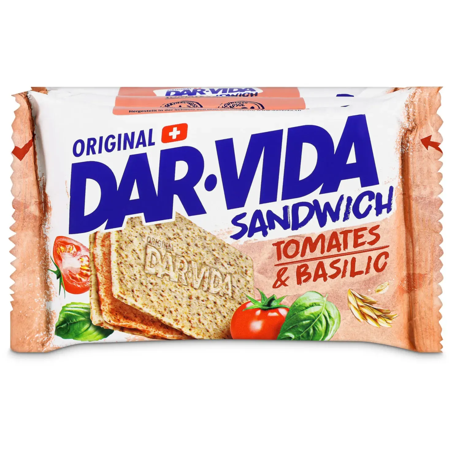 Sandwich Dar-Vida Tomates-Basilic 3 portions 195g