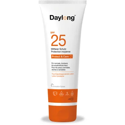 Daylong Crème solaire Protect &amp; Care FPS 25 200ml