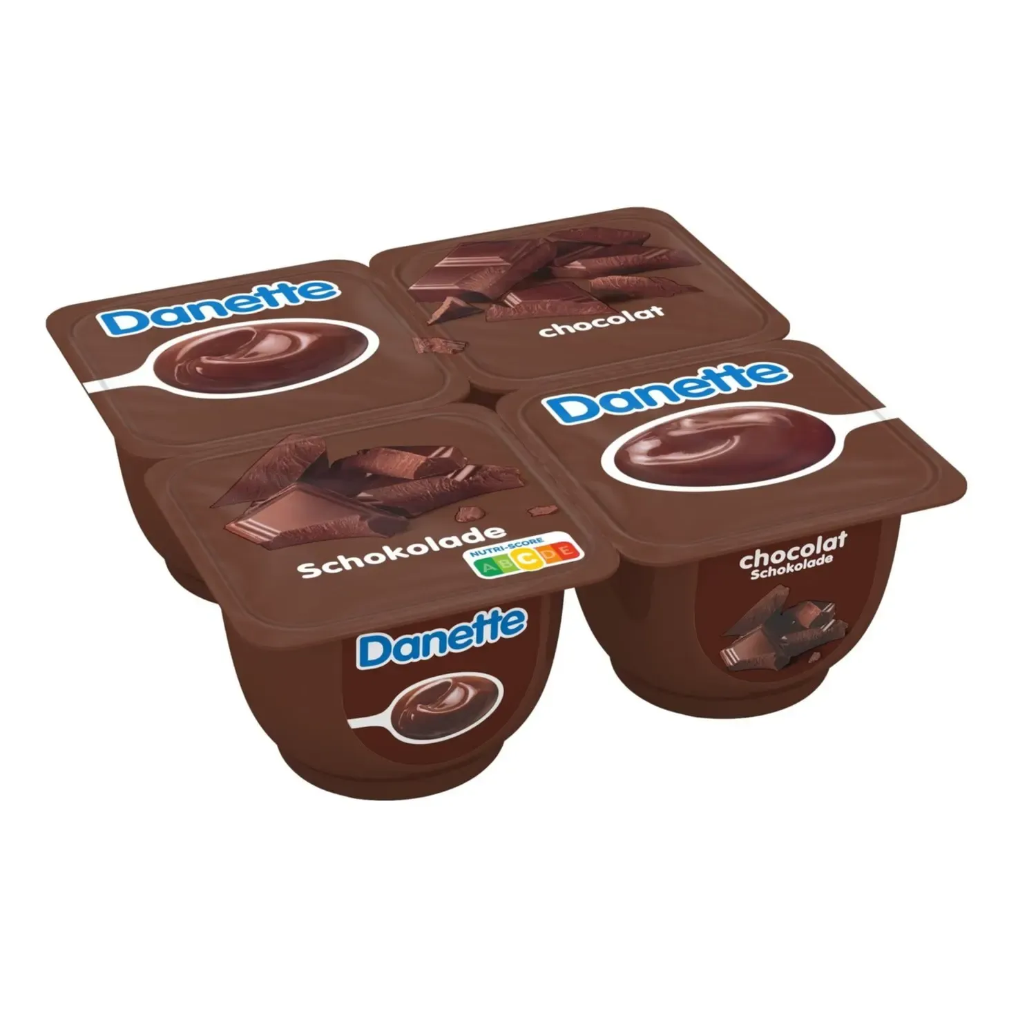 Desserts au chocolat Danette 4x125g 500g