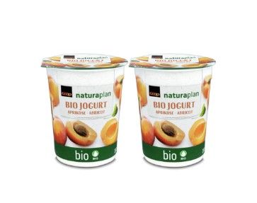 Bio Yogourt à l&#39;abricot 500g