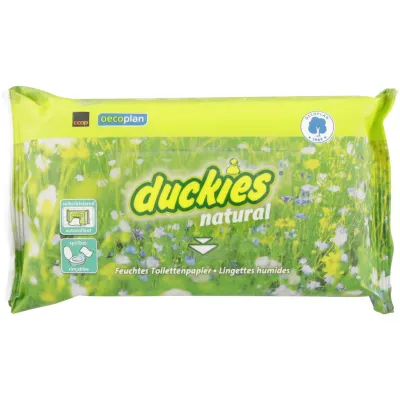 Duckies Lingettes humides nature 40 pièces
