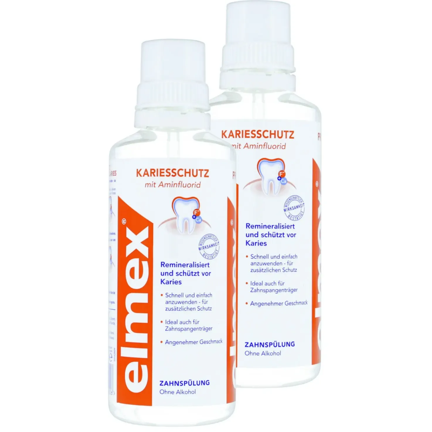 Elmex Eau dentaire Protection contre les caries 2x400ml