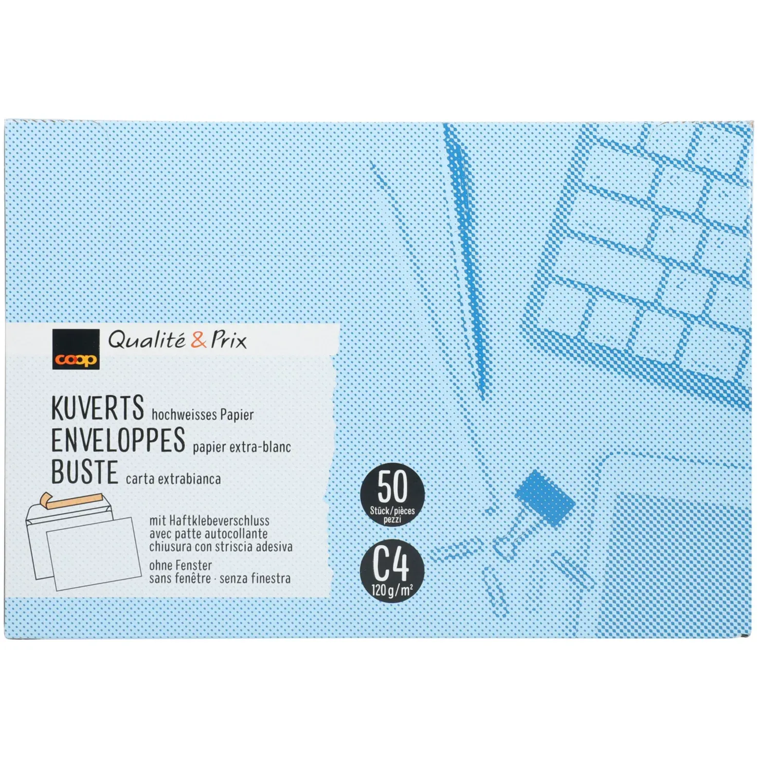 Qualité&amp;Prix enveloppe C4 50 pcs.
