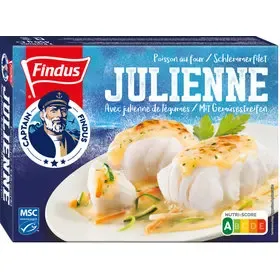 Findus Poisson au four julienne surgelé 450g