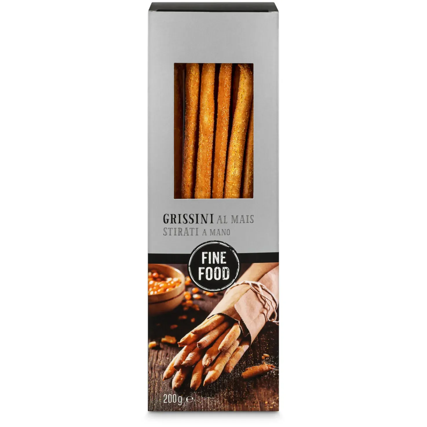 Fine Food Grissini Stirati au maïs 200g