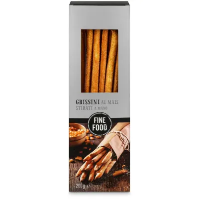 Fine Food Grissini Stirati au maïs 200g