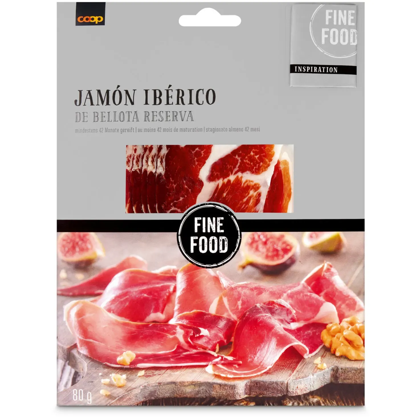 Fine Food Jambon Ibérique Bellota Reserva tranché 80g