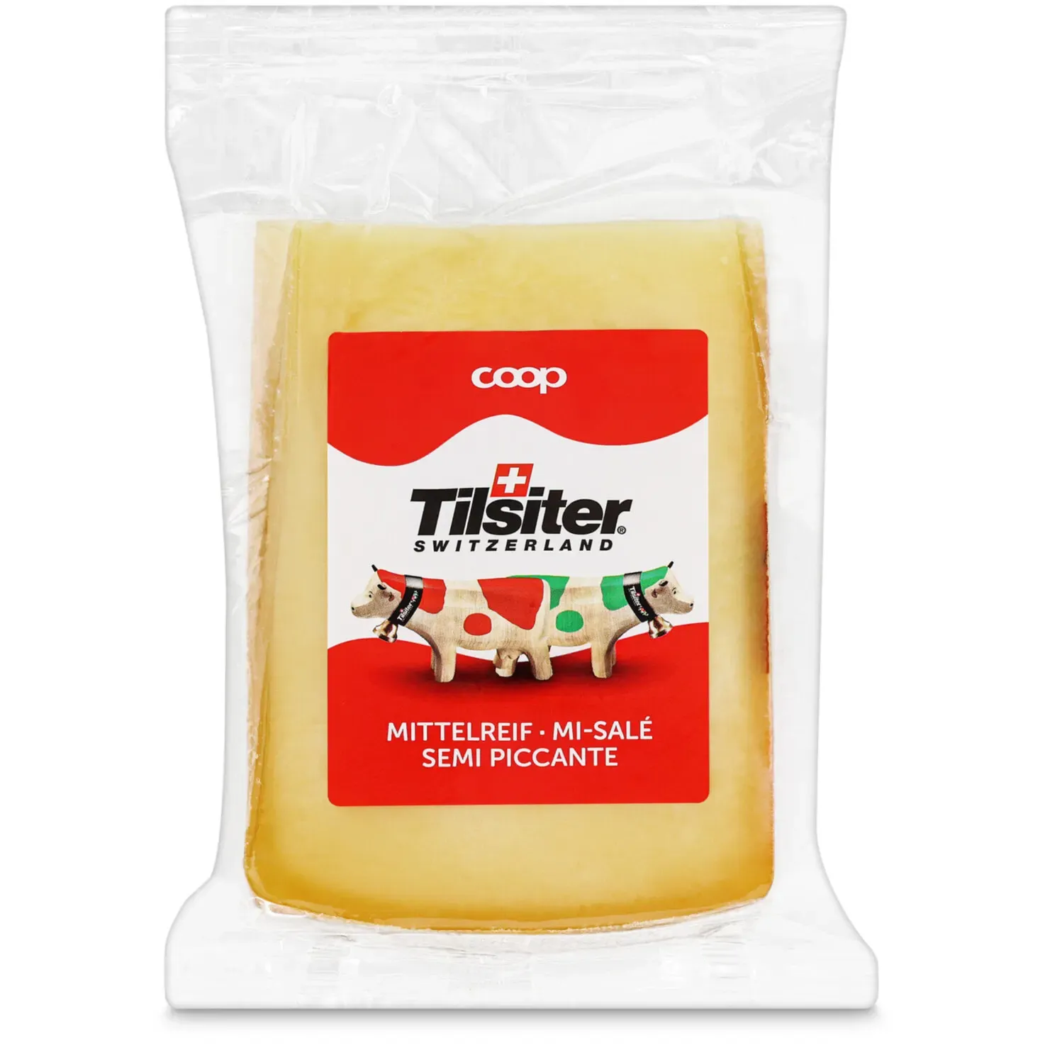 Fromage Tilsiter mi-salé (rouge) env. 222g