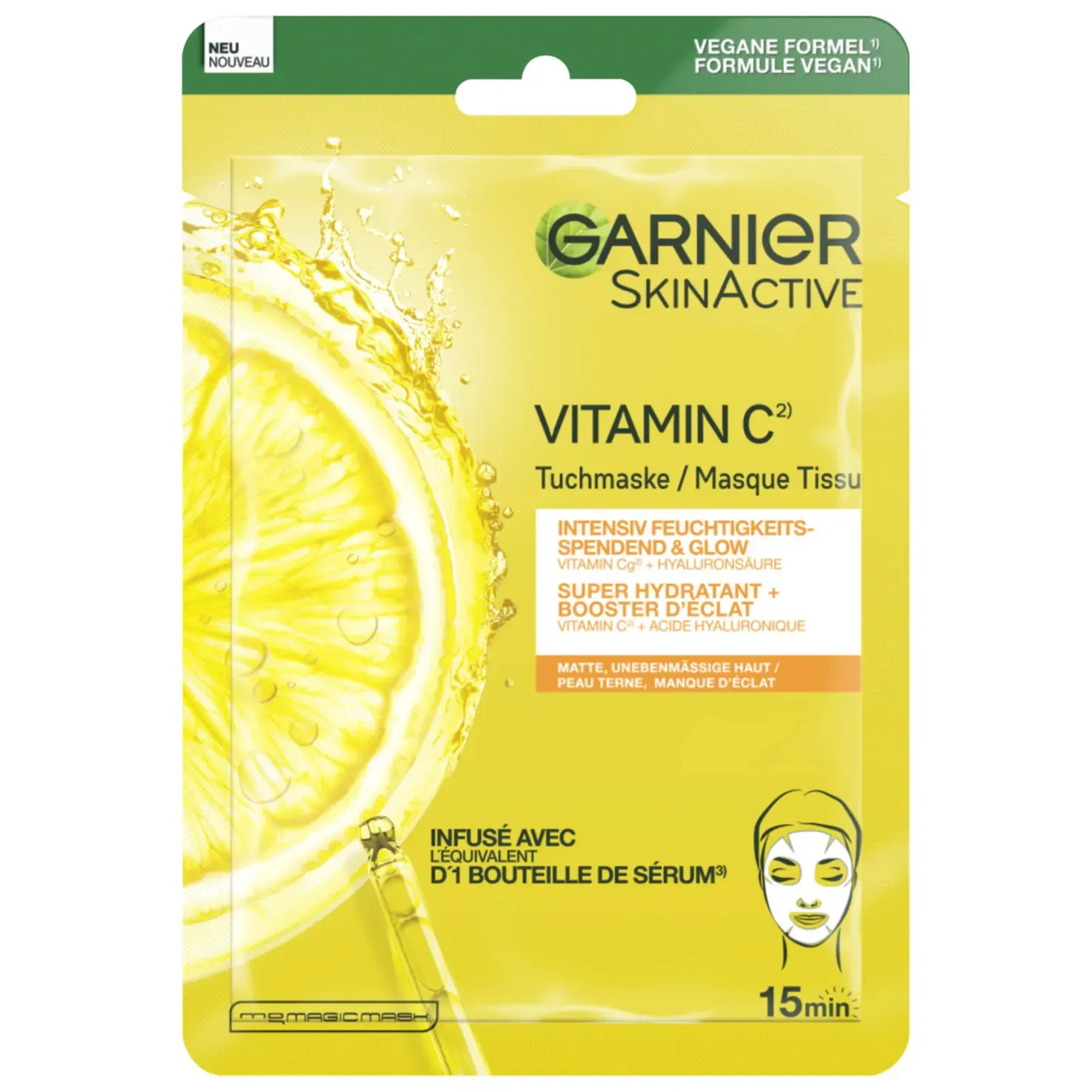 Garnier Masque pour le visage vitamine C 28g