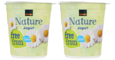 Free From Yogourts nature sans lactose 2x180g