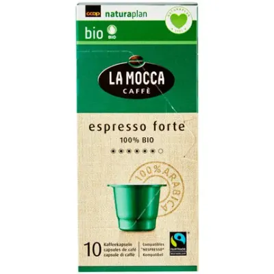 La Mocca Nespresso NP Bio FT Café Espresso 10 capsules 55g