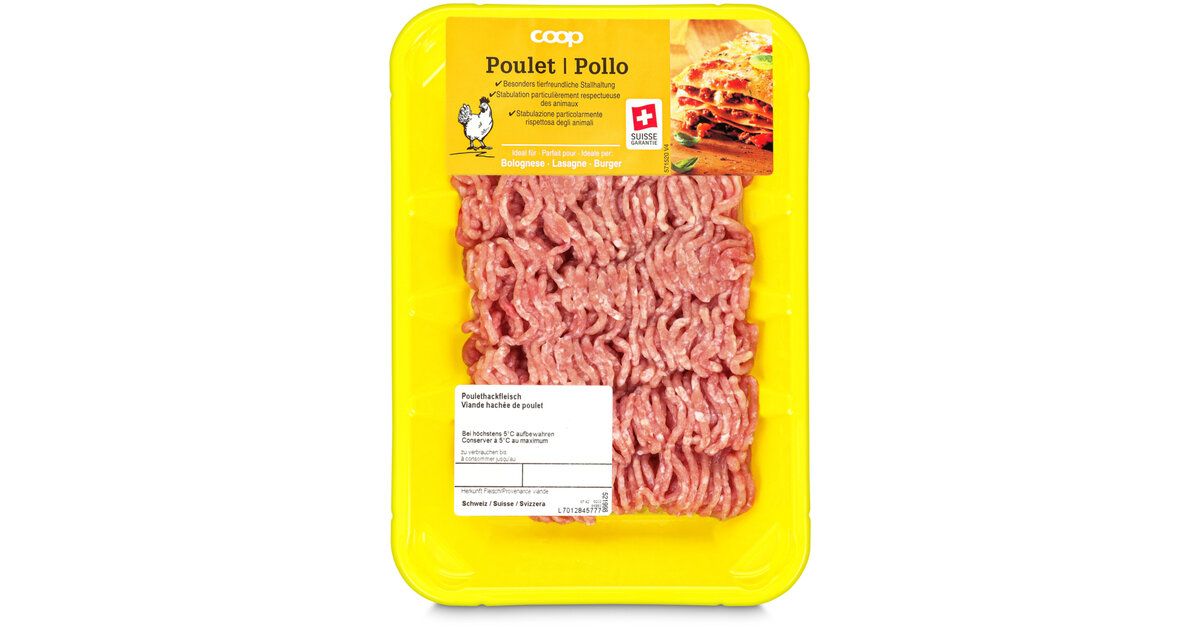 Viande de poulet haché 300g