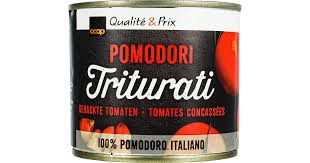 Tomates concassées dans du jus de tomates 230g
