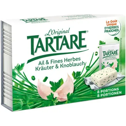 Tartare Fromage à tartiner aux herbes 8 portions 128g