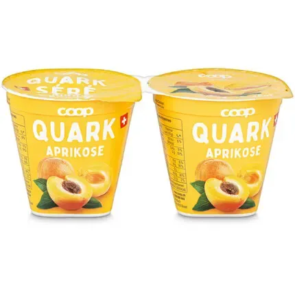 Séré lait écrémé aux abricots 2x125g 250g