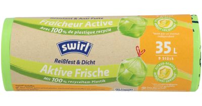 Swirl Sacs poubelle Frauîcheur Active 35 L