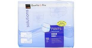 Solutions Pants incontinence Medium FSC 10 pièces