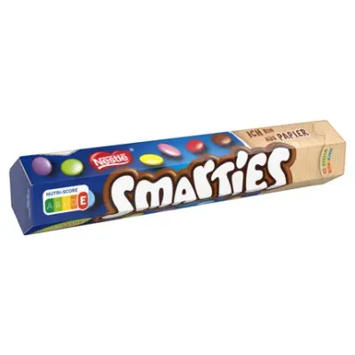 Smarties Tube géant avec friandises au chocolat 130g