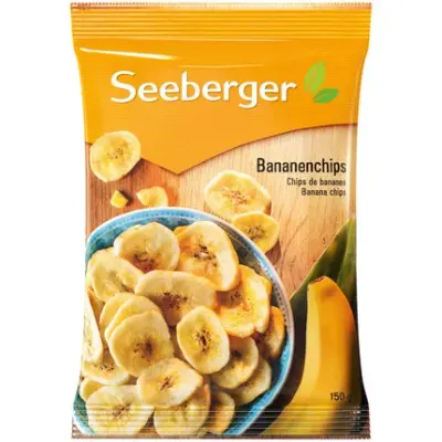 Seeberger Dried Banana Chips150g