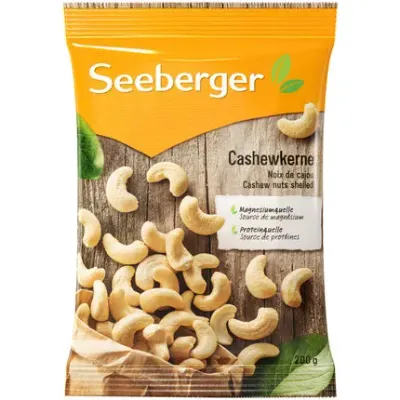 Seeberger Noix de cajou 200g