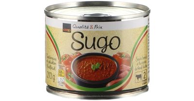 Sauce tomates avec viande 210g