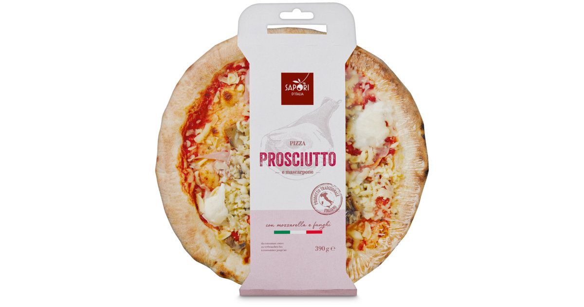 Sapori Pizza Prosciutto &amp; Mascarpone 390g