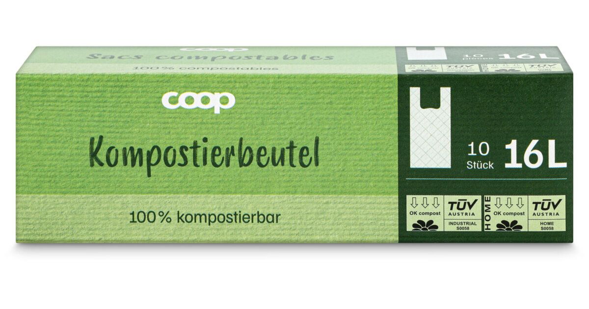 Sacs Compobag Premium 16l 10 pièces