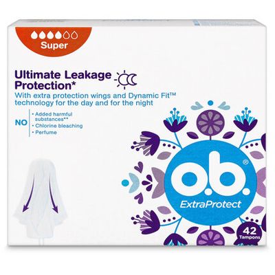Tampons O.b. ExtraProtect Super 42 pièces