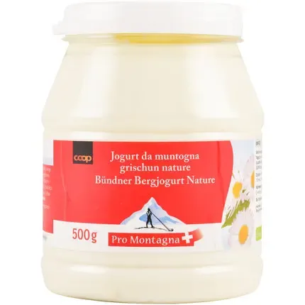 Pro Montagna Yogourt des montagnes des Grisons à la myrtille 500g