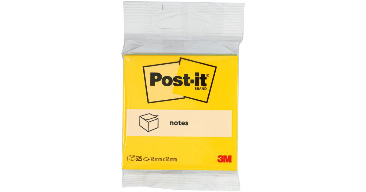 Post-it Notes adhésives multicolor 76x76mm 325 feuilles