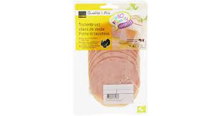 Poitrine de dinde en tranches 130g