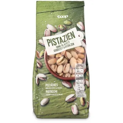 Pistaches grillées &amp; salées, sans huile &amp; graisse 500g
