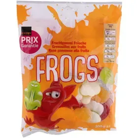 Grenouilles gummies aux fruits 300g