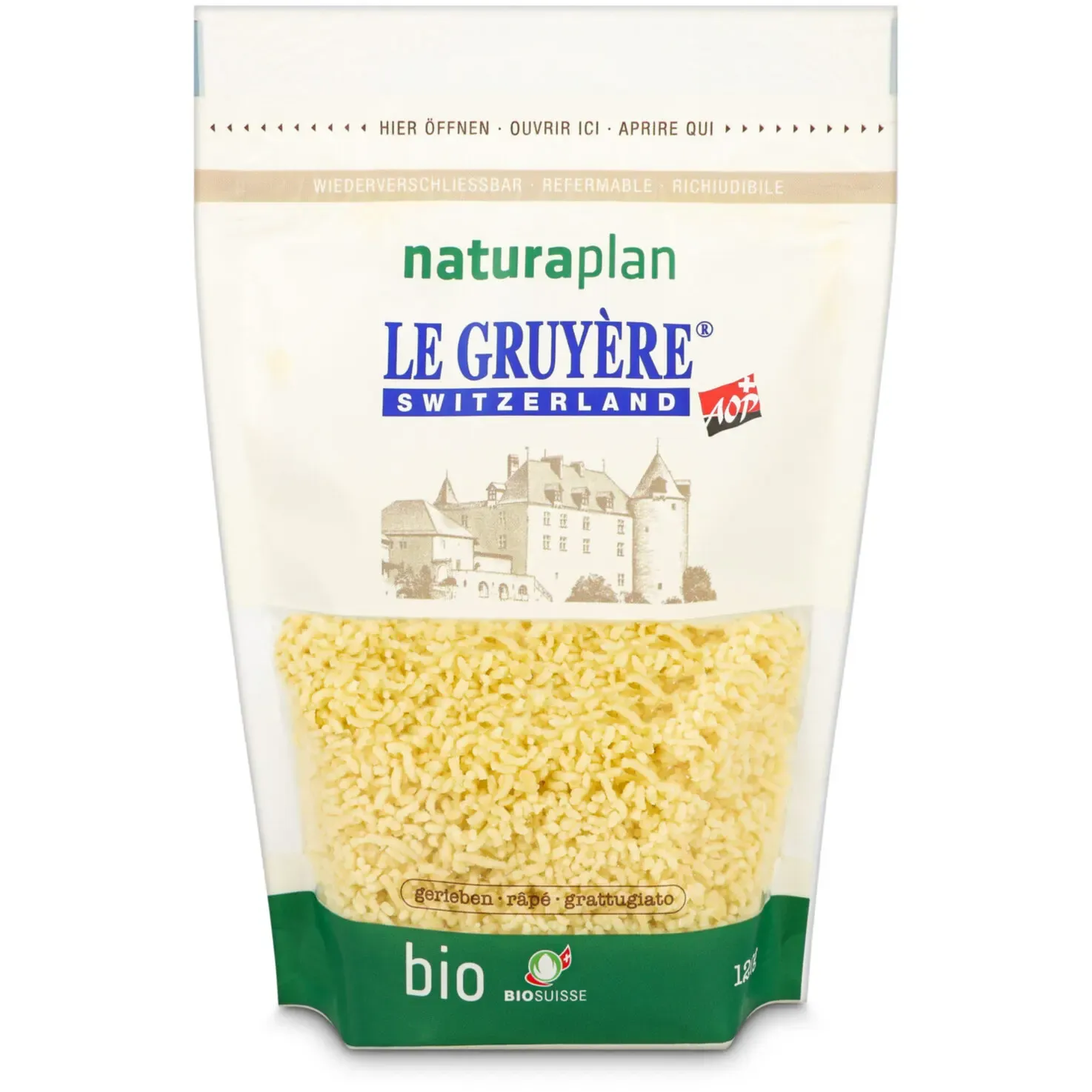 Gruyère AOP rapé 1x 120g Naturaplan