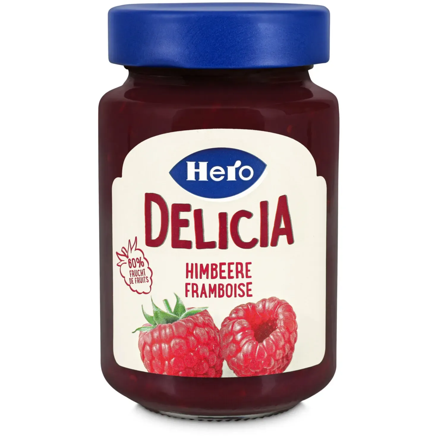 Hero Confiture aux framboises Delicia 290g