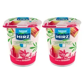 Hirz Yogourts à la rhubarbe 2x180g