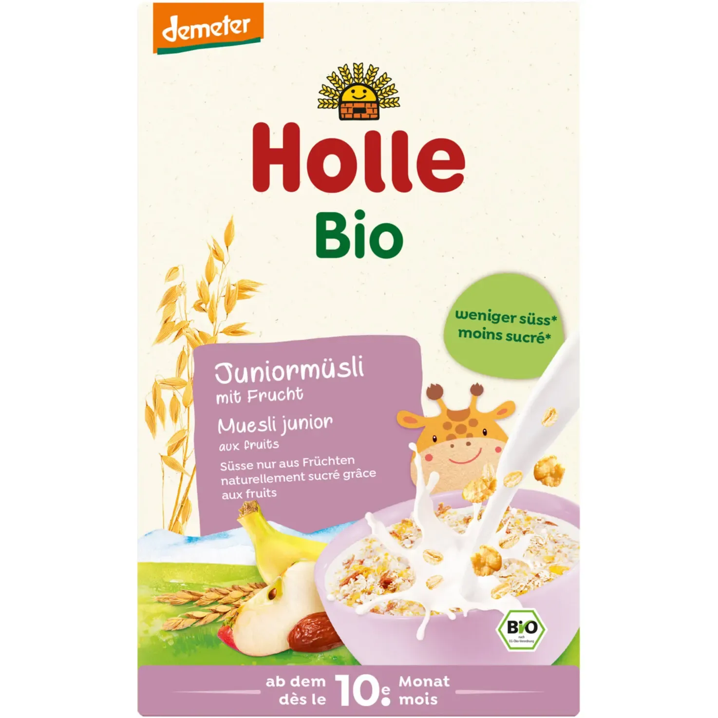 Holle Demeter Bio Muesli complet junior 10 mois+ 250g
