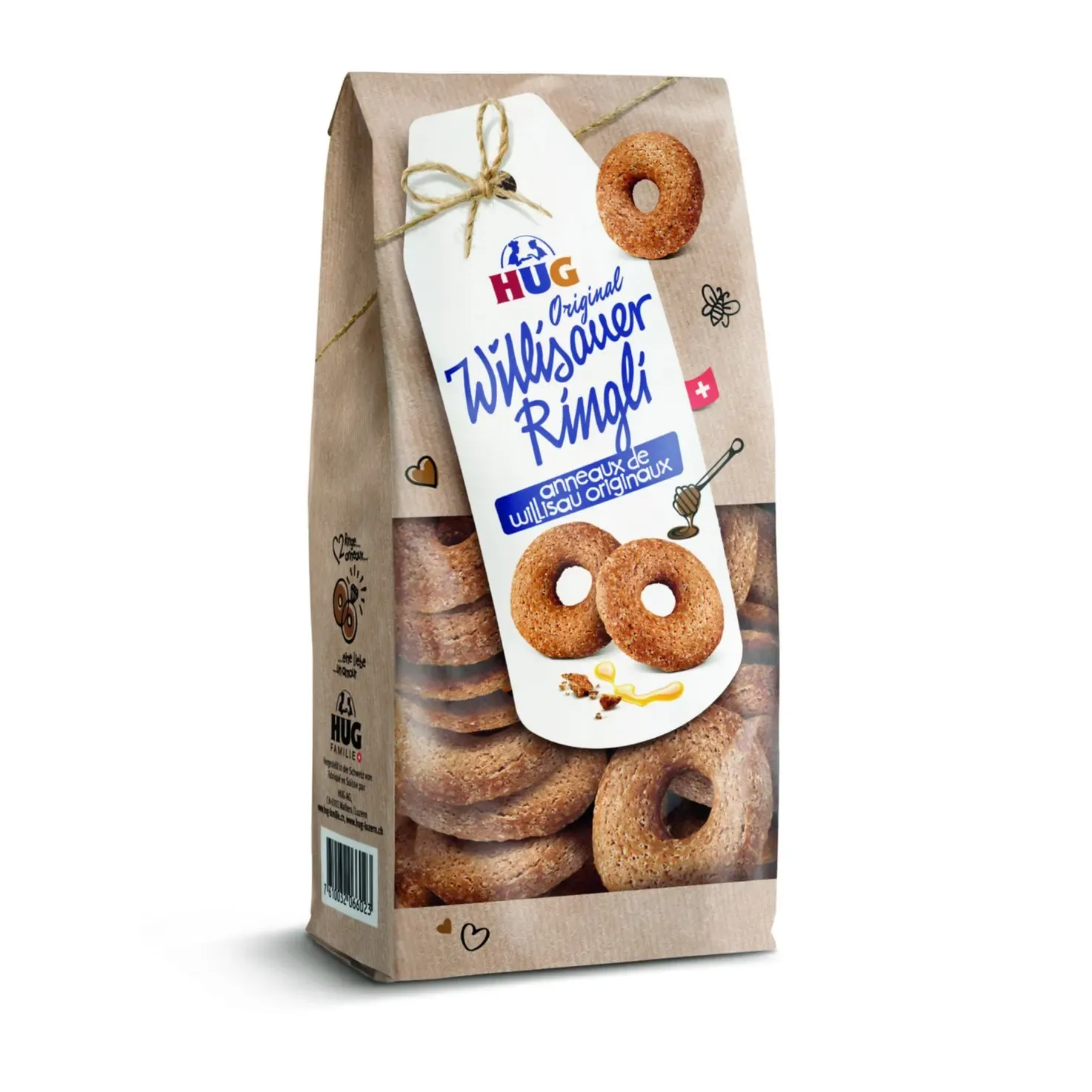 Hug Biscuits anneaux de Willisau 290g