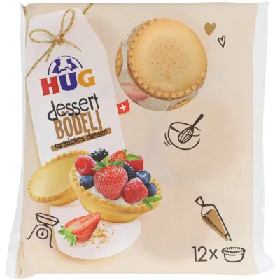 Hug Fonds de tartelettes 12 pièces 175g