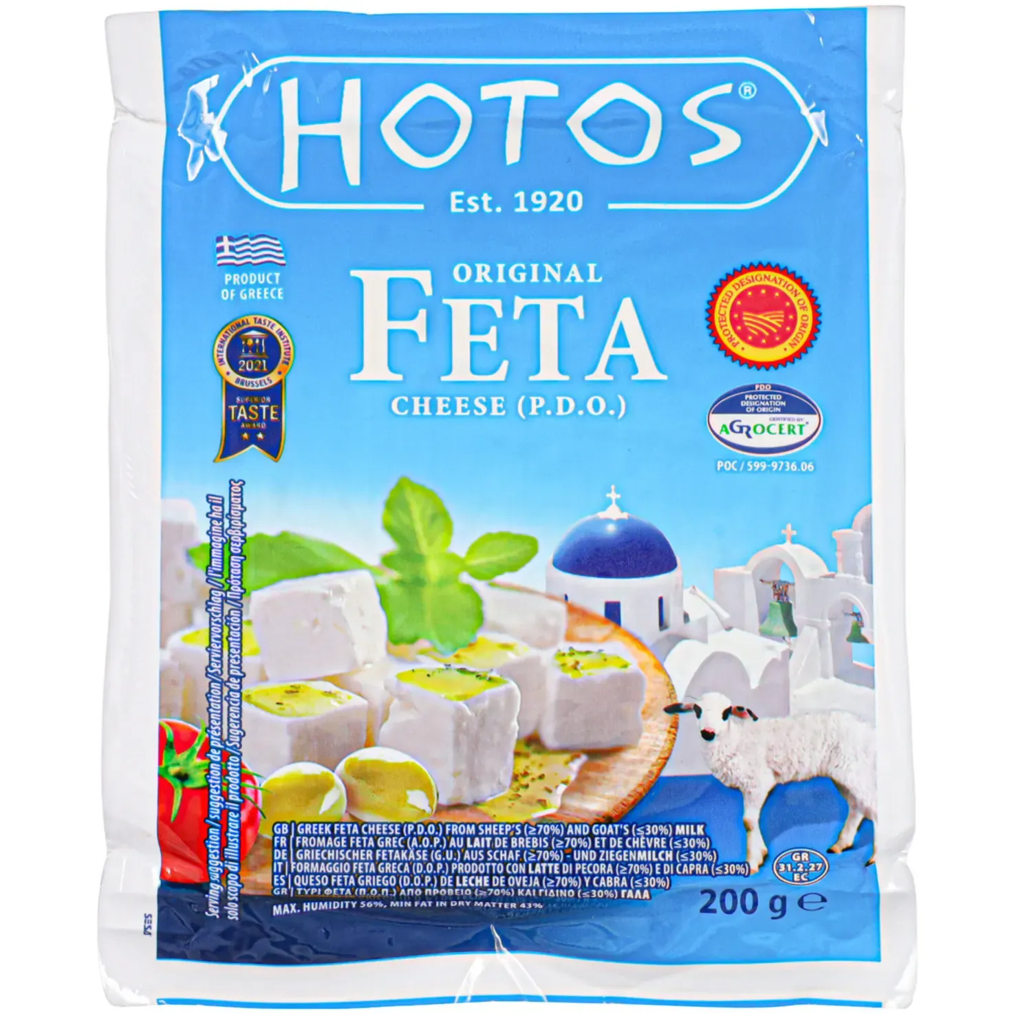 Hotos Fromage feta grecque 200g