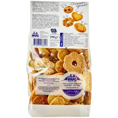Hug Mélange de biscuits croquants 290g