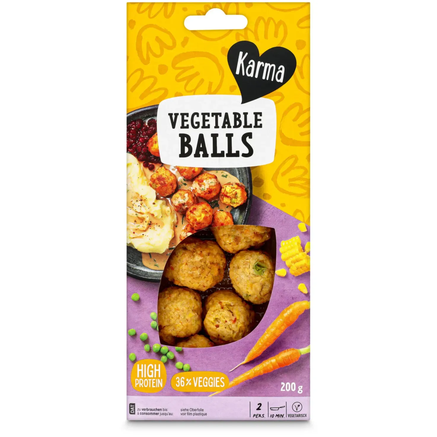 Karma Betty Bossi Boulettes aux légumes 200g
