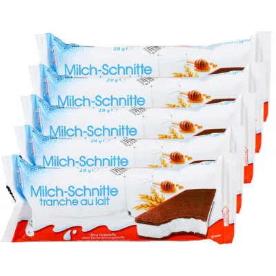 Kinder milk-slices 5x28 g. 140g