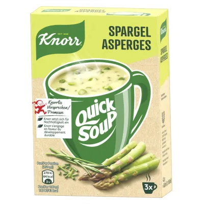 Knorr Préparation pour potage crème d&#39;asperges Quick Soup 42g