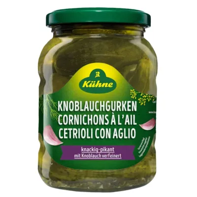 Kühne Cornichons à l&#39;ail 360g