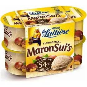 La Laitière Desserts MaronSui&#39;s 4x69g 276g
