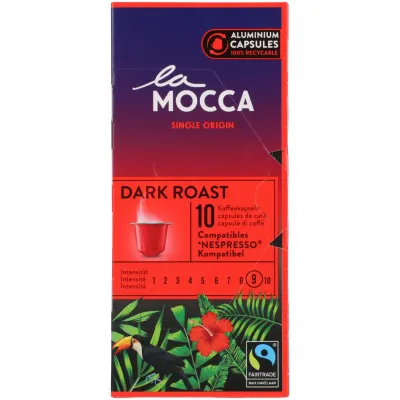 La Mocca Havelaar Dark Roast 10 caps