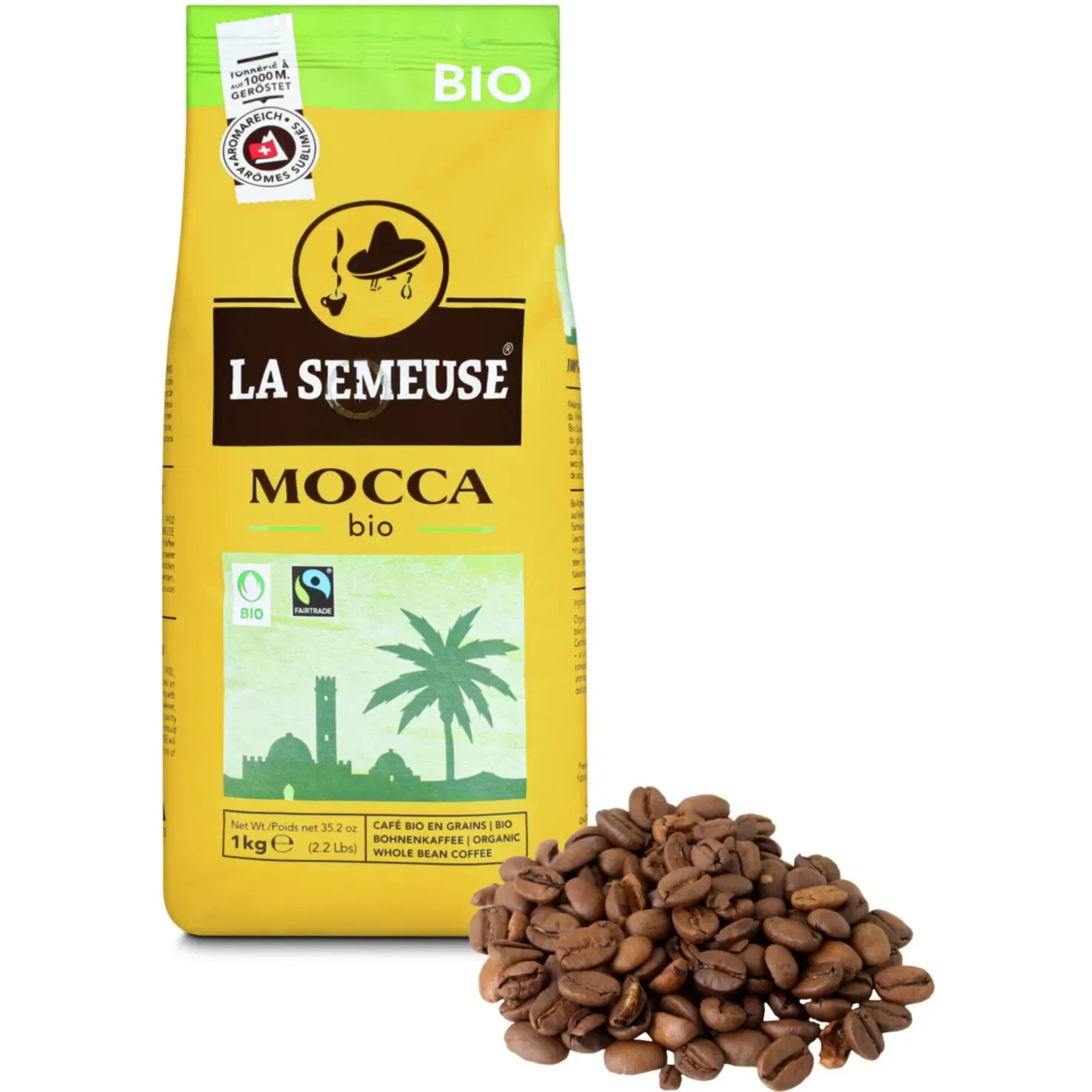 La semeuse Mocca Café en grains 1Kg